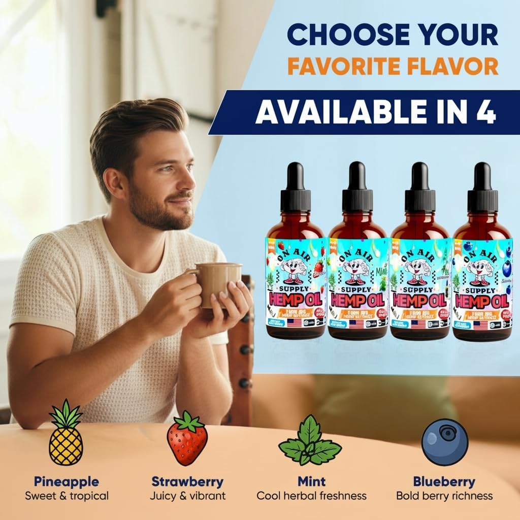 Hemp Oil - Organic Unflavored 2FL/60ML 3,000MG High Potency Drops Full-Spectrum Extract Hemp Oil for Skin & Hairs with Omega 3-6-9 & Vitamins C+E Natural Immune & Sleep Support – Made in USA - Image 7
