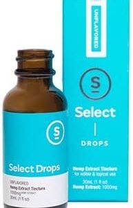 Select Drops - Hemp Tincture - 1000mg (30ml) - unflavored