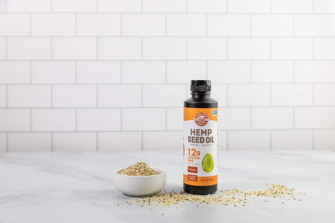 Manitoba Harvest Hemp Seed Oil, Cold Pressed, Premium Quality, 12g of Omegas 3 & 6 Per Serving, Hydrate & Nourish Skin - Non GMO, Vegan, Gluten Free, Great for cooking, salad dressings, 32 Fl Oz - Image 6