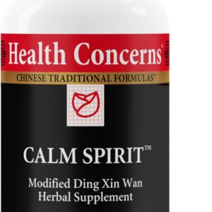 Health Concerns Calm Spirit - Stress Relief Supplement with Chinese Herbal Blend - Supports A Relaxed Mood, & Emotional Wellness - Magnesium Glycinate & Hawthorn Extract - 270 Capsules