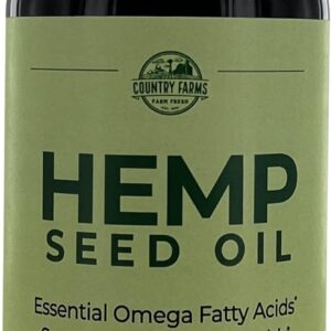 COUNTRY FARMS Hemp Seed Oil, 8 Fl Oz, 47 Servings
