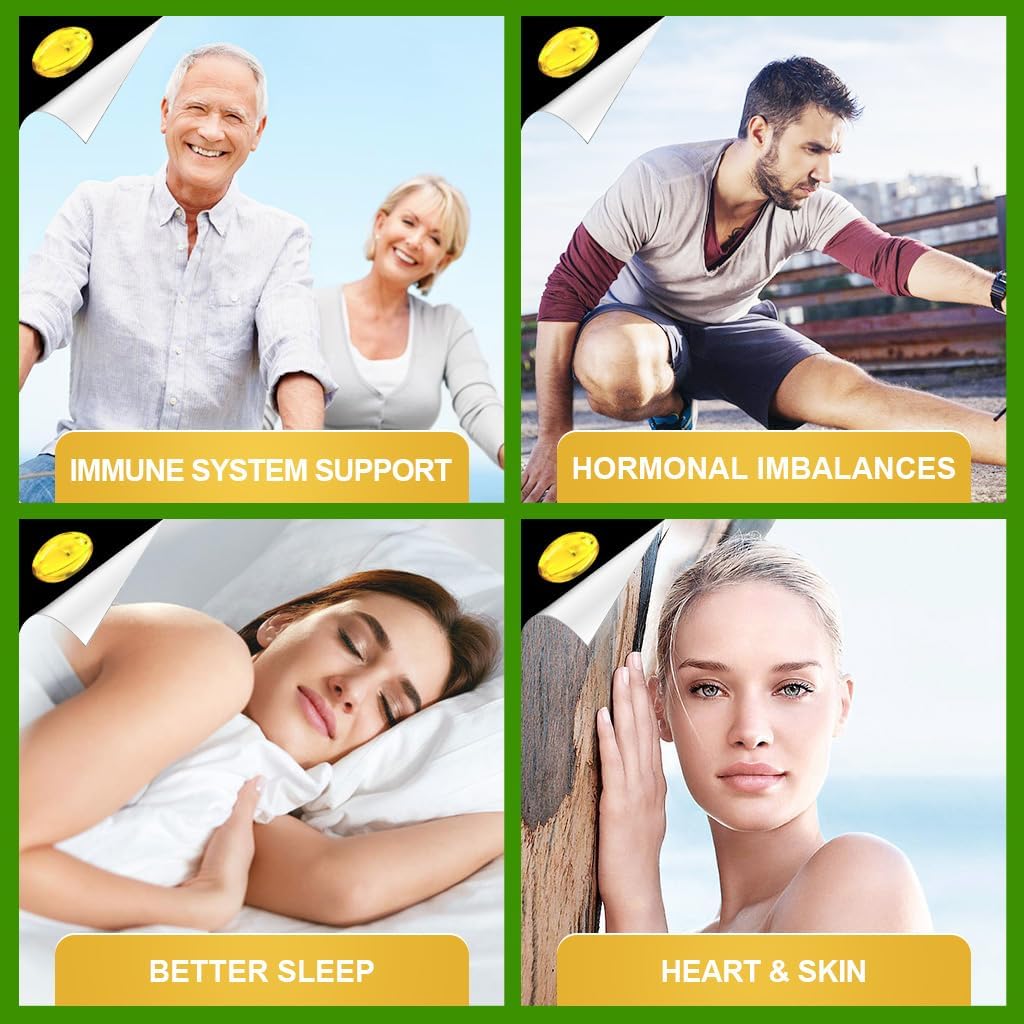 (2-Pack) High Potency Hemp Oil Capsules - 180 Veggie Softgels - 60,000 Maximum Strength, Immune System Support, Focus Calm, Relaxation, Mood, Pure Extract, Organic, Vegan, Non-GMO - Image 5