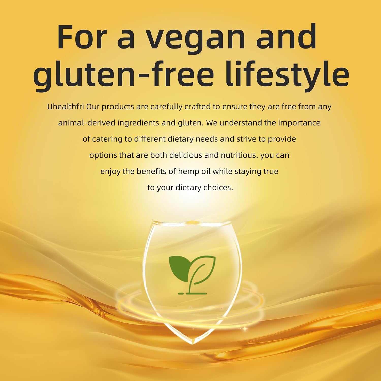 Hemp Oil, Pure Organic Hemp Seed Oil Drops, Non-GMO, Vegan Hemp Extract Oil Tincture with Omega 3, 6, 9 of 4 Pack - Image 3