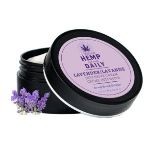 Intensive Cream - Muscle, Knee, Joint, Back, Neck and Shoulder Topical Rub - Organic | 1.7 Ounces (Lavender, Pack of 1)