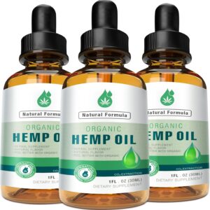 3 Pack Organic Premium Oil - Vegan Tincture Formula