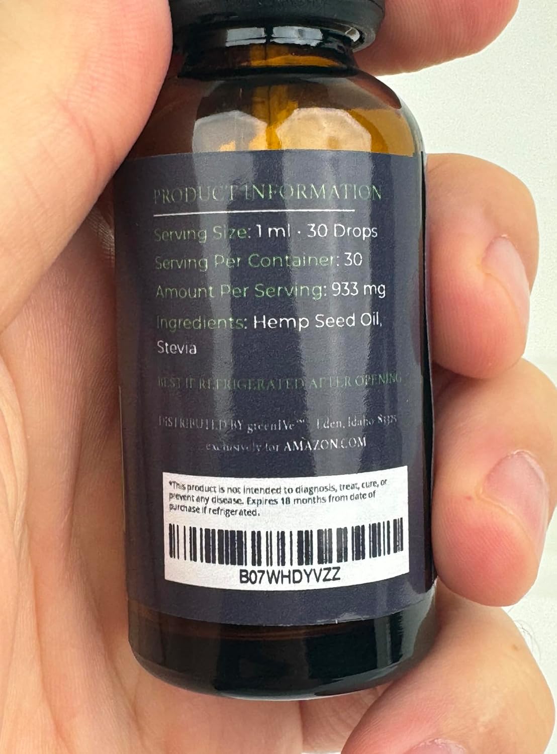 GreenIVe Hemp Oil Drops 28,000mg – Naturally Grown, Vegan, Rich in Omegas – Premium Hemp Oil Dropper – Non-GMO, Made in USA – 30mL (4 Pack) - Image 9