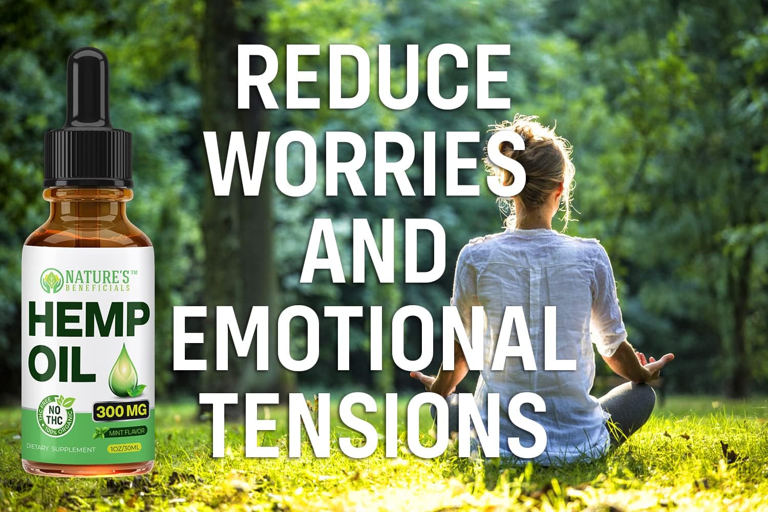 NATURE'S BENEFICIALS Organic Hemp Oil Extract Drops 3000mg - Ultra Premium, Soothes Discomfort, Joint Support, Sleep Aid, Omega Fatty Acids 3 6 9, Non-GMO - Image 6