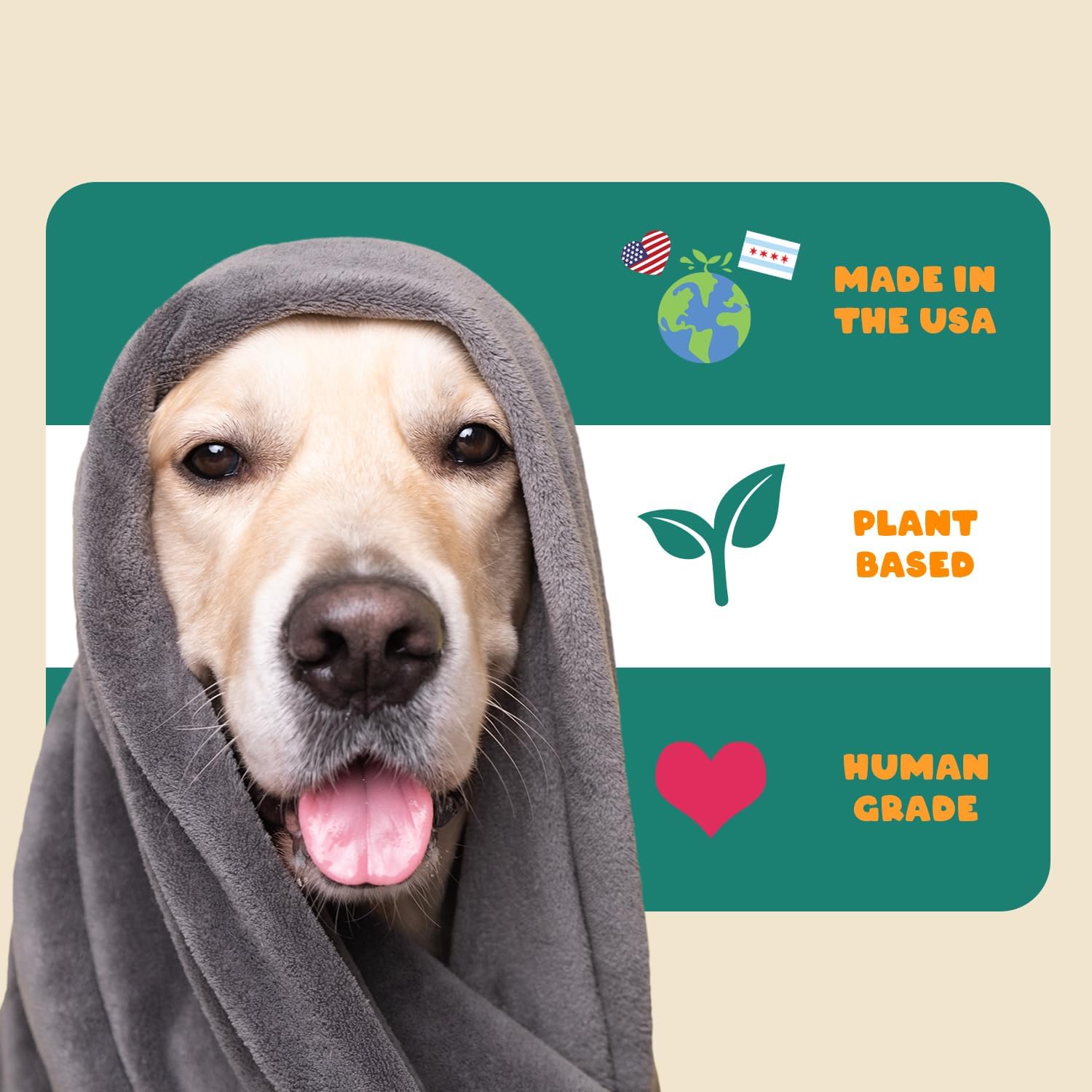 Petipet Calming Chews for Dogs - Plant-Based Calming Supplement w/Melatonin+Chamomile - Calming Aid Soft & Chewy Treats for Relaxing, Stress, Separation, Anxiety Relief, Puppies, Small & Large Breeds - Image 6