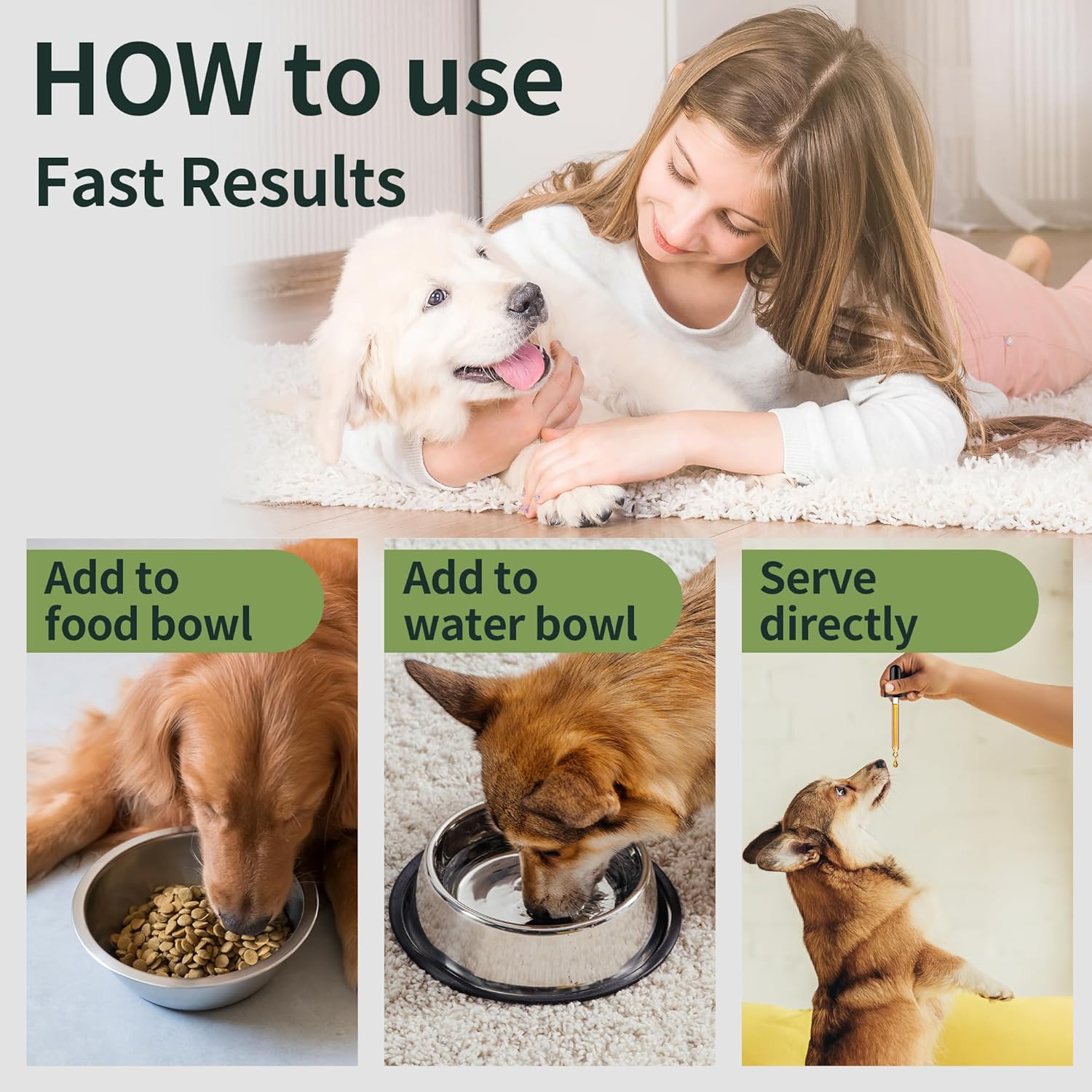 Hemp Oil for Dogs & Cats, Anxiety & Stress Relief Drops with Omega 3-6-9,Hemp Oil Helps with Pain, Stress, Sleep, Arthritis, Seizures Support, Calming Pet Supplement for Small & Large Pets - Image 5