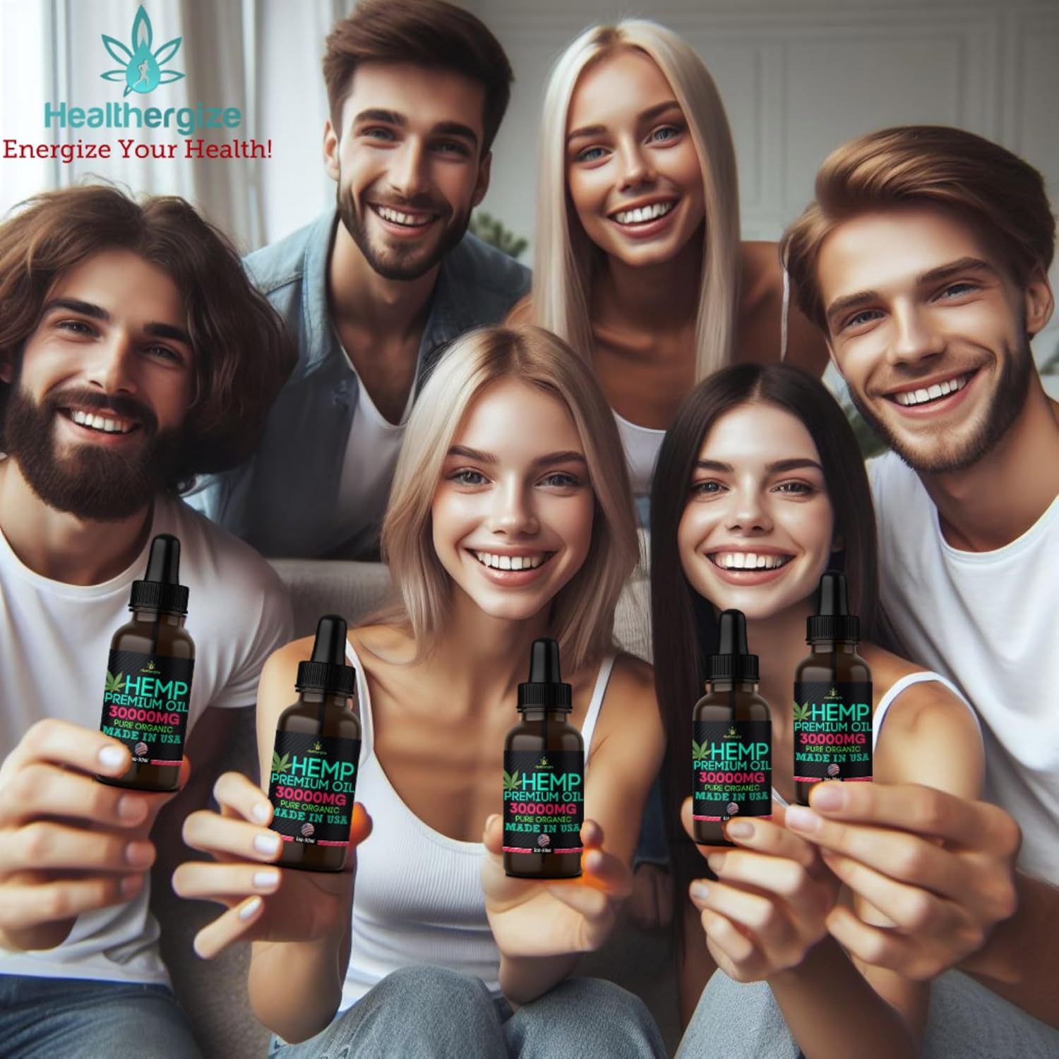 Hemp Oil-5 Pack-High Potensy Hemp Seed Oil-Organic HempOil, Full Flavor Natural Benefits-Made in USA-for Skin, Calm, Discomfort, Muscles, Massage-Safe for Pets-Full Omega 3, 6, 9 - Image 3