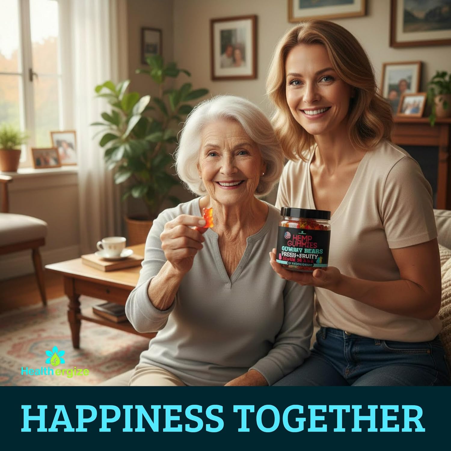 Hemp Gummies for Sleep-Calm Relaxing Night Support-90 Gummy Bear Edibles-Made in USA - Image 7