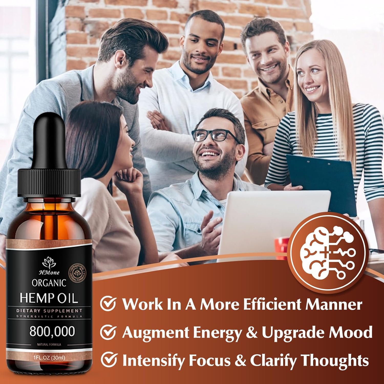 3 Pack Hemp Oil Drops for Pain Relief, Skin, Anxiety - High Potency Strength Organic High Potency Hemp Tincture - with C02 Extraction, Vegan, Non-GMO - Image 8