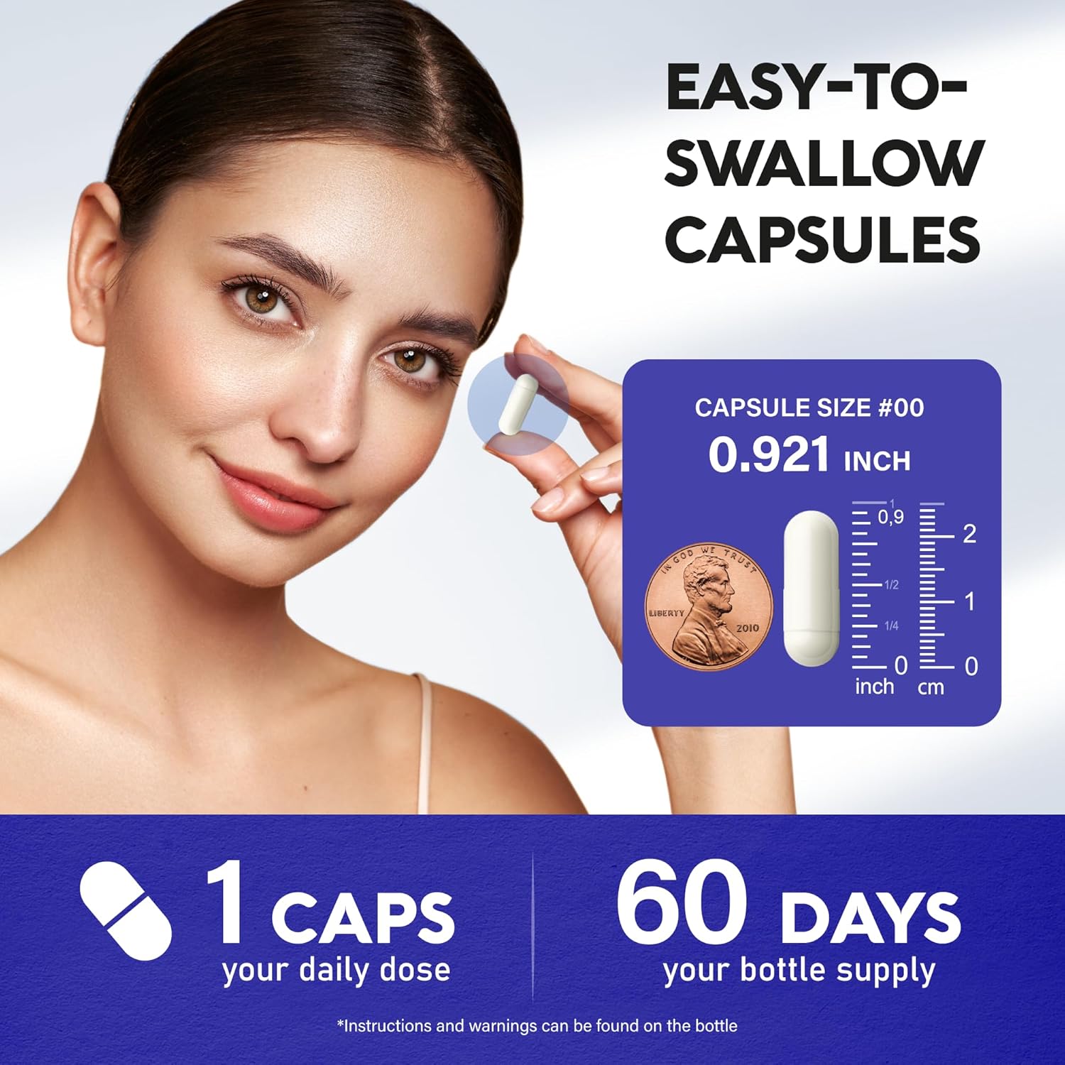 Cortisol Supplement for Women - Holy Basil | Ashwagandha | Rhodiola | L-Theanine - Plant-Based Hormone Balance - Mood, Focus & Sleep Support - Made in USA - Vegan, Non-GMO - 60 Capsules for 2 Months - Image 6