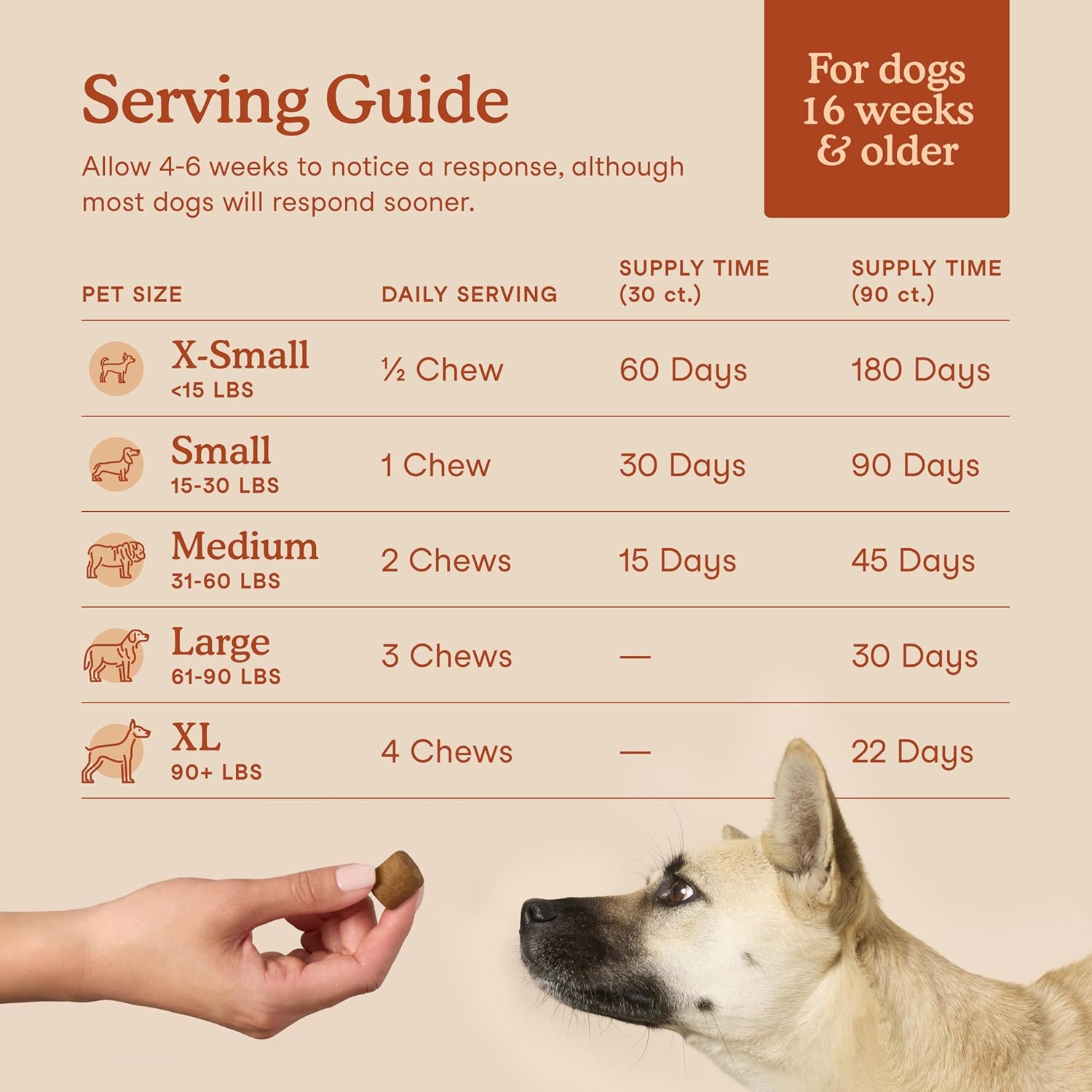 Fera Pets Probiotics for Dogs with Prebiotics and Postbiotics - Full Spectrum Gut Health Support - Promotes a Balanced Gut Microbiome - Boosts Immune Health - 90 Soft Chews - Image 4