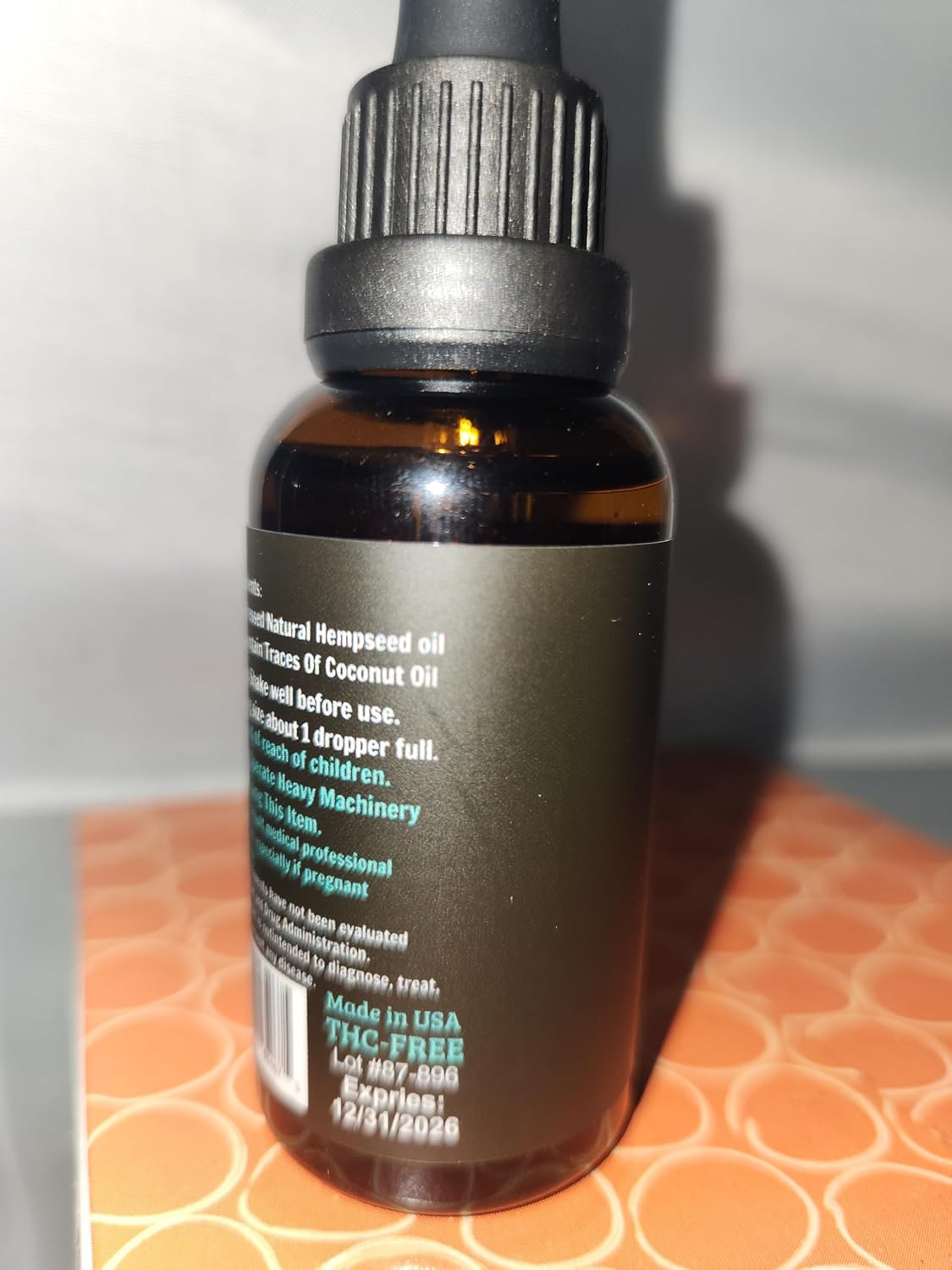 Hemp Oil Natural Cam-5 Pack-Hemp Seed Oil Full Flavor Benefits-Made in USA-Skin, Sleep, Calm, Massage-Safe for Pets-Full Omega 3,6,9 - Image 7