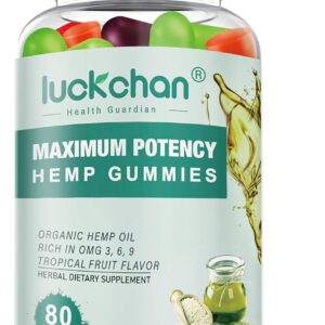 Hemp Gummies High Potency for Sleep, Pain, Anxiety- (1 Packs) Pure Extra Strength Organic Hеmp Oil Gummies - Natural Bear Hemp Gummy for Adults