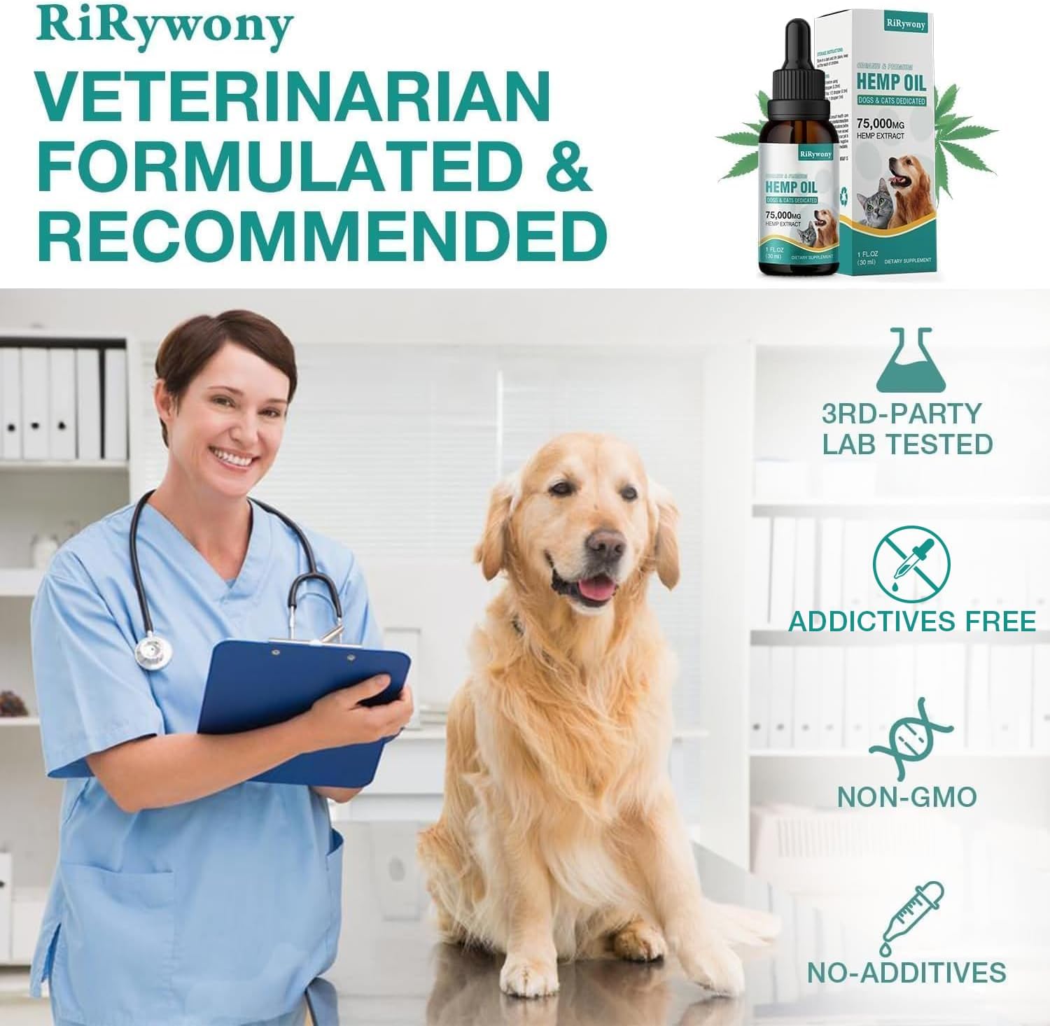 Hemp Oil for Dogs and Cats 6 Packs - Anxiety,Pain,Stress,Arthritis Sеizures Rеlief - Organic Pet Calming Drops Dog Relaxants - Skin Нiр Jоint Hеalth - Image 6