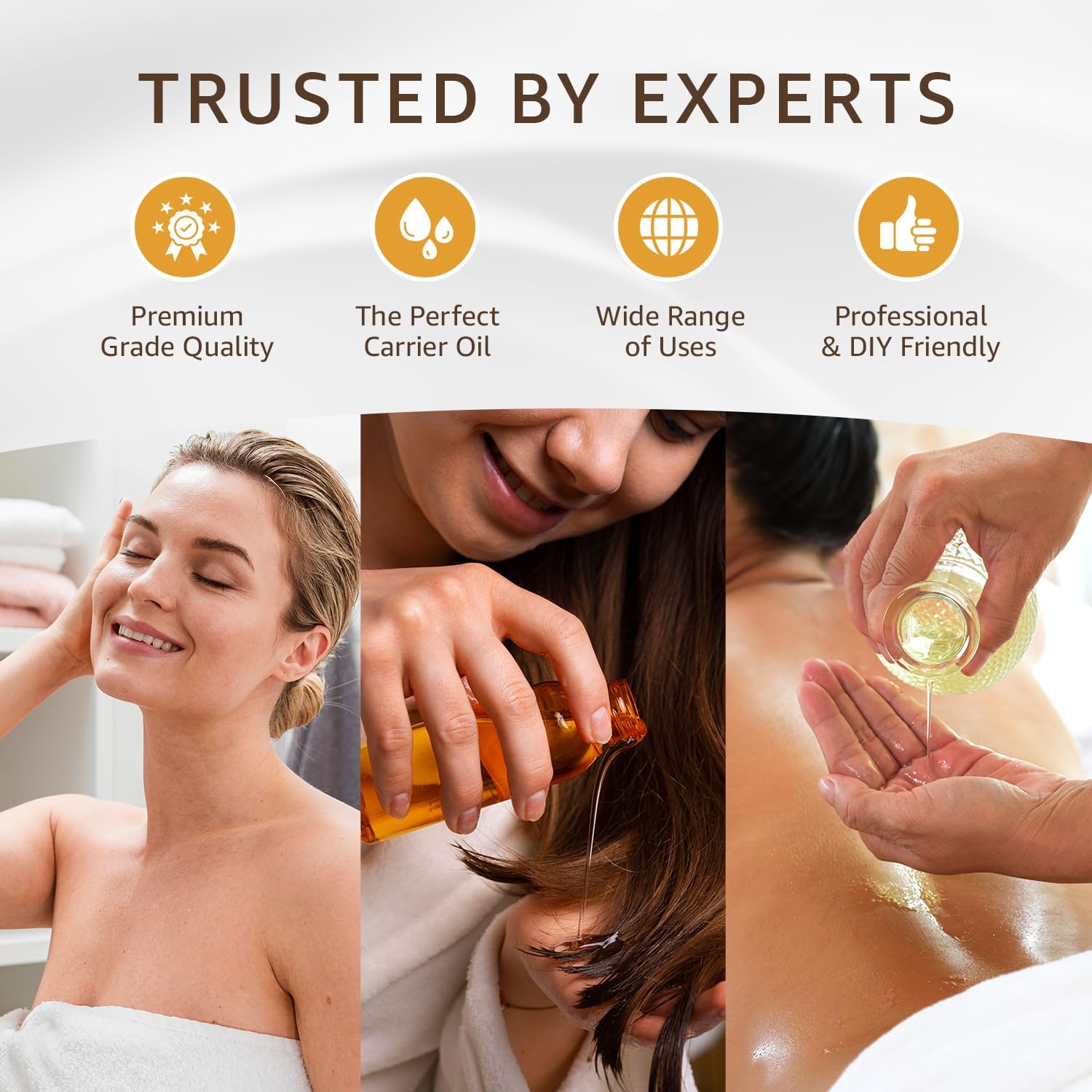 Organic Hemp Seed Oil (16 oz) Premium Cold Pressed Unrefined | 100% Pure Hemp Seed Oil for Skin, Face, Hair, Soap Making, Massage | Carrier for Essential Oils | Available in Bulk | 16 FL OZ - Image 5