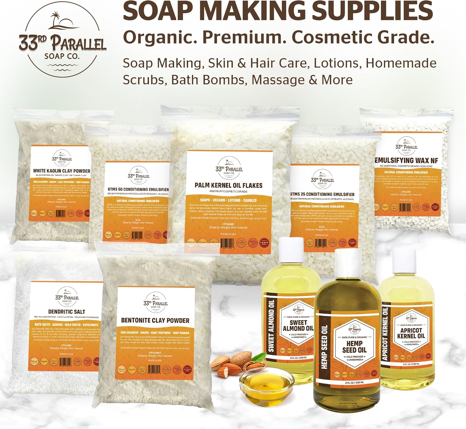 Organic Hemp Seed Oil (16 oz) Premium Cold Pressed Unrefined | 100% Pure Hemp Seed Oil for Skin, Face, Hair, Soap Making, Massage | Carrier for Essential Oils | Available in Bulk | 16 FL OZ - Image 7