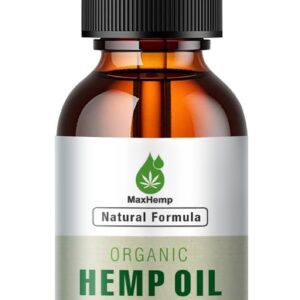 OrganicOil Premium 100% Natural Drops Tincture - Hemp Oils with Vegan, Non-GMO Grown 2 Pack