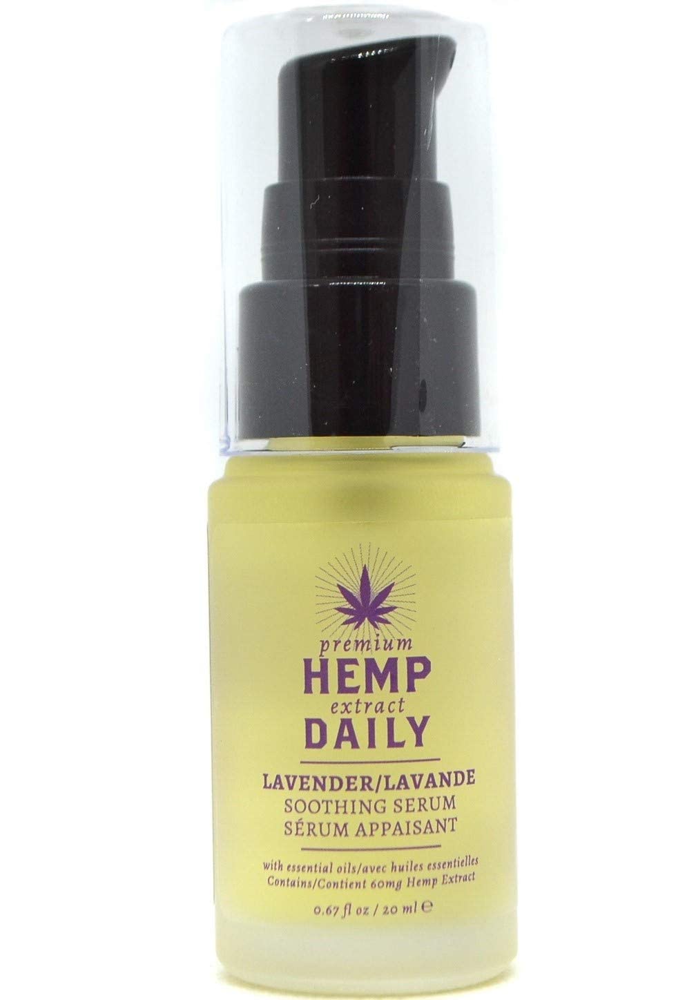 Hemp Daily Soothing Serum | Hemp Serum with Essential Oils | Vegan, Organic Ingredients | .67 Fluid Ounces (Lavender, Single) - Image 3