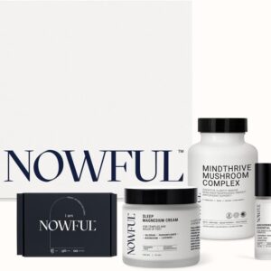 Wellness in Action Kit – Daily Ritual Set with Affirmation Cards, Essential Oil, Sleep Balm, and Mushroom Capsules – Mindfulness Tools for Calm, Clarity, and Nervous System Reset