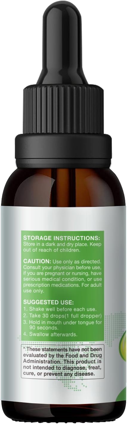 Hemp Oil Drops High Potency - Natural Hemp Oil - C02 Extraction, Vegan, Non-GMO ACR0325 - Image 3