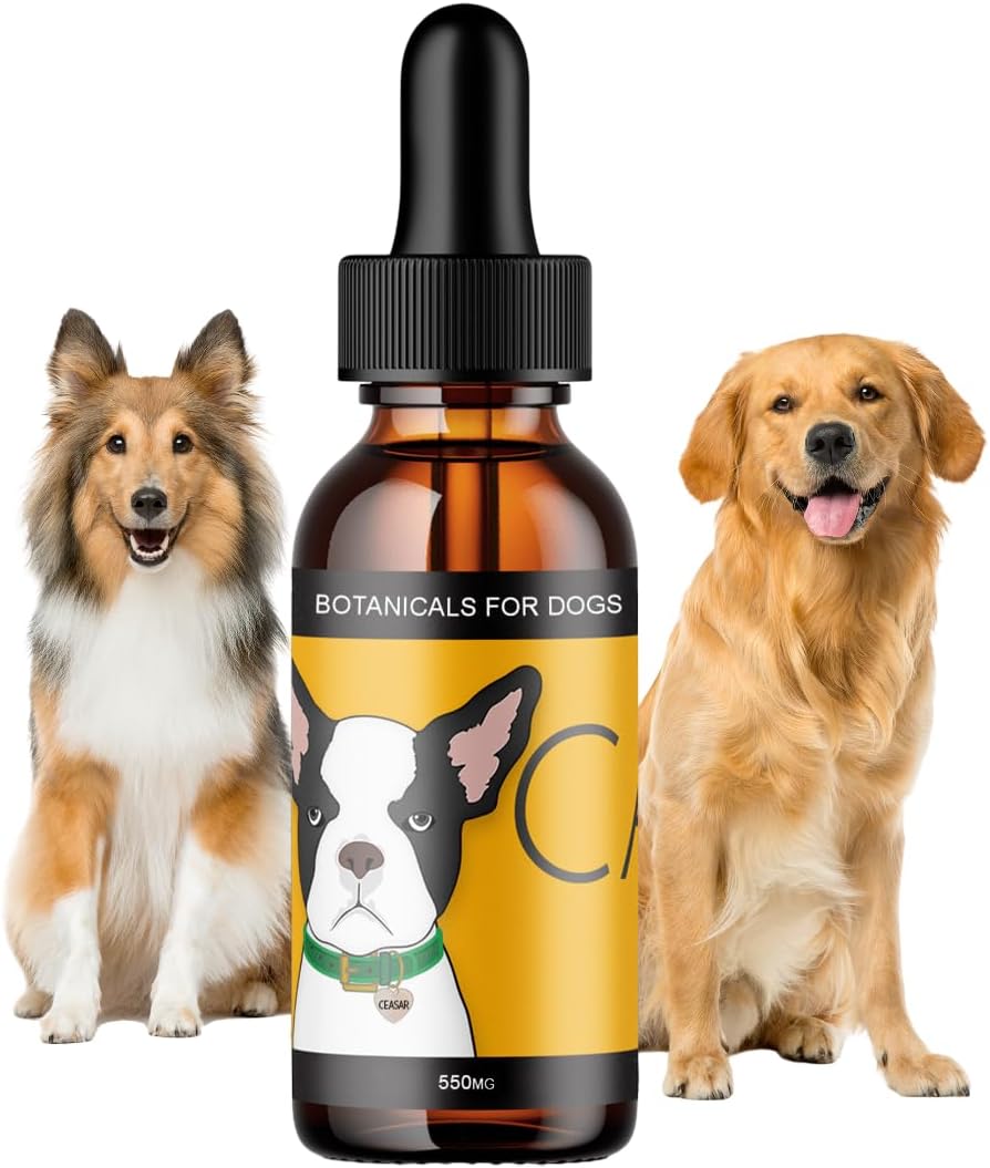 Calm - Pet Hemp Oil for Dogs - Pet Stress Relief & Relaxation - Fireworks, Thunder, Travel, & Separation Support - Natural Dog Calming Drops