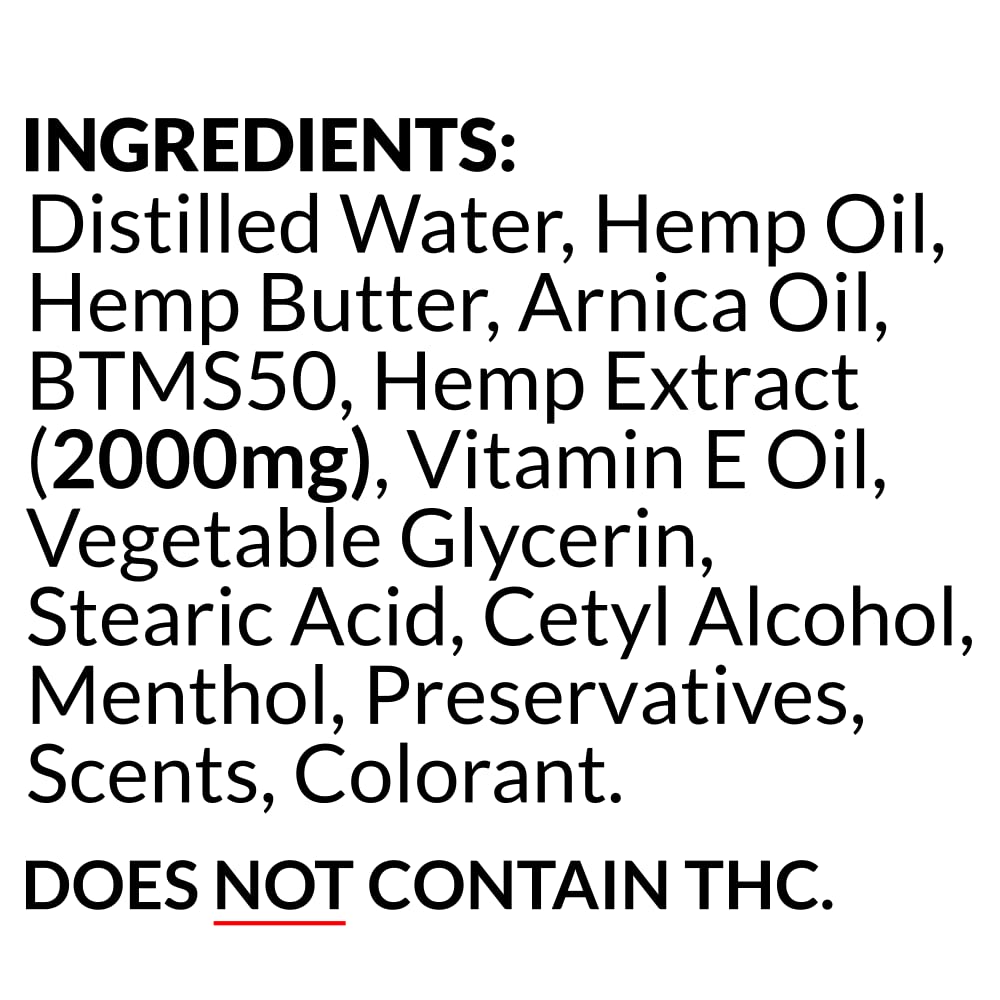 2000mg Hemp Cream Lavender - Image 4