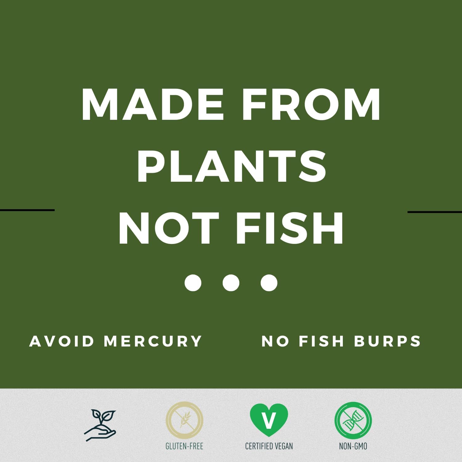 Vegan Fish Oil Alternative - Award Winning Omega 3, DHA, EPA and GLA Supplement - Plant Based Omegas - 4X Better Than Flax, Chia & Hemp - Contains GLA not Found in Algae - 90 Vegan softgels - Image 4