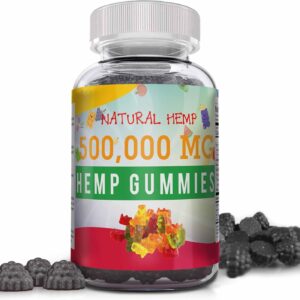 Organic Hemp Gummies Natural Pure Hemp Oil Extract - Extra Strength High Potency ed Edible Vegan Gummy Made in USA