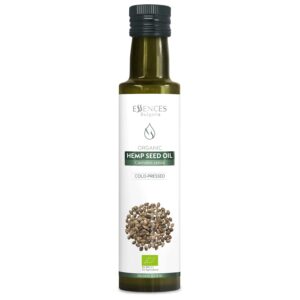 Essences Bulgaria Organic Hemp Seed Oil 8.5 Fl Oz | 250ml | 100% Natural Cold-Pressed Oil | Extra Premium Quality | Rich in Omegas | Dips | Salads | No Additives or Preservatives | Non-GMO | Vegan
