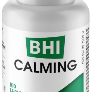 MediNatura BHI Calming Support Tablets – Natural, Plant-Based Support for Simple Nervous Tension, Irritability & Sleeplessness – Relaxation & Nighttime Support – 100 Count
