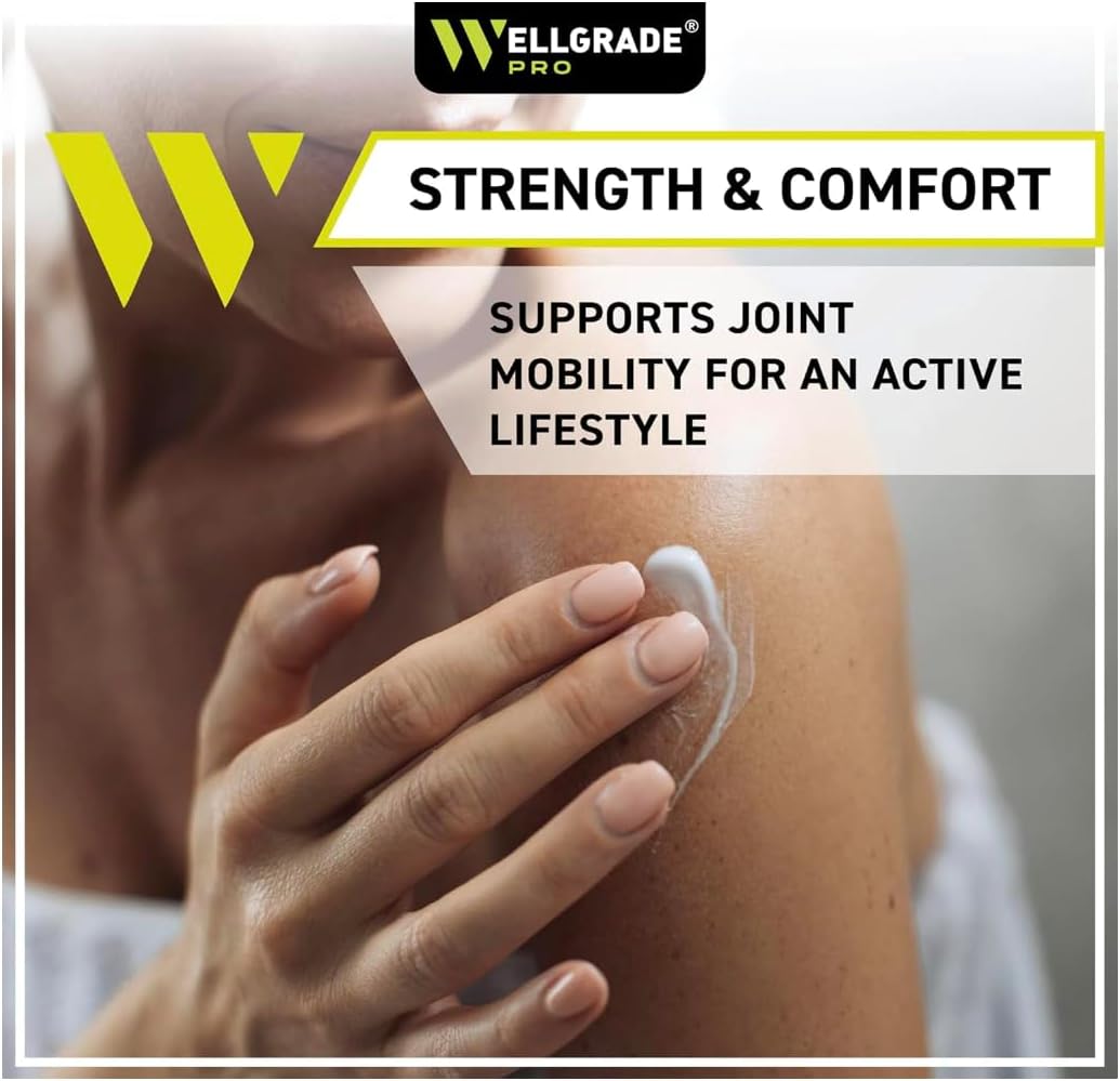 WELLGRADE PRO Hemp Extract Cream - USA Made - Knees, Joints & Back - Arnica, MSM & Menthol, 4 Fl Oz - Image 4
