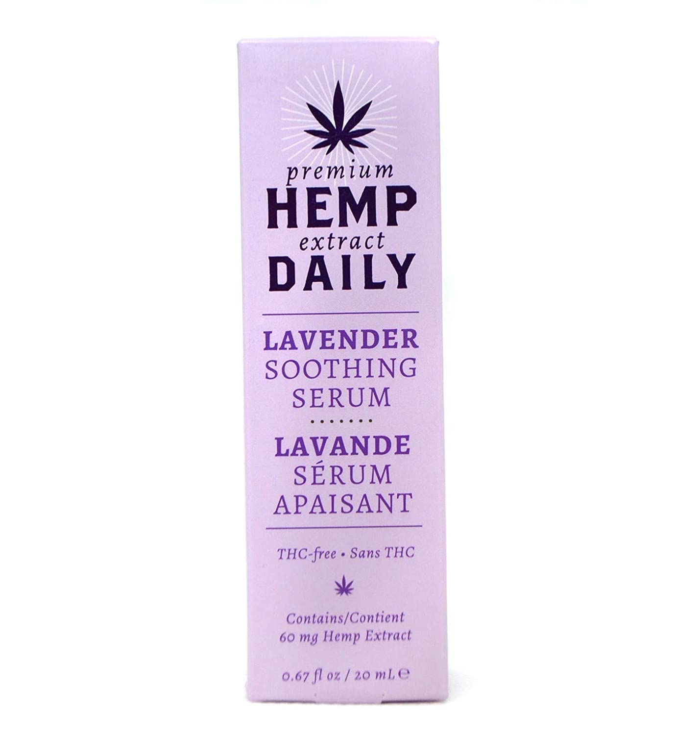 Hemp Daily Soothing Serum | Hemp Serum with Essential Oils | Vegan, Organic Ingredients | .67 Fluid Ounces (Lavender, Single) - Image 4