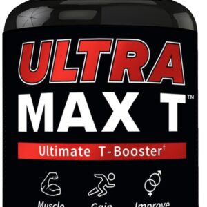 Andro400 Ultra Max T Maximum Strength T-Support Complex β 200:1 Tongkat Ali, ForsLean, & D-Aspartic Acid β Premium Formula for Lean Muscle & Metabolism β 1 Pack, 60 Capsules
