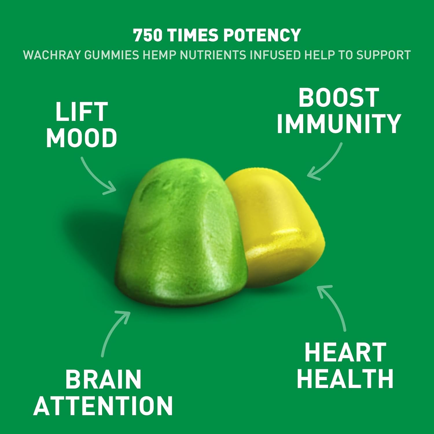 3 Packs Organic Hemp Gummies 7,500,000 High Strength - High Potency Hemp Oil Infused Gummiеs - Natural Hemp Candy Supplements - 240 Gummiеs - Image 6