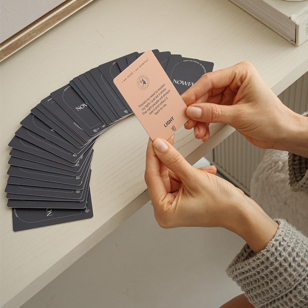 Smart Affirmation Cards – Daily Mindfulness, Motivation & Self Care Deck with Phone Tap App for Personalized Guidance, Emotional Clarity & Positive Rituals - Image 7