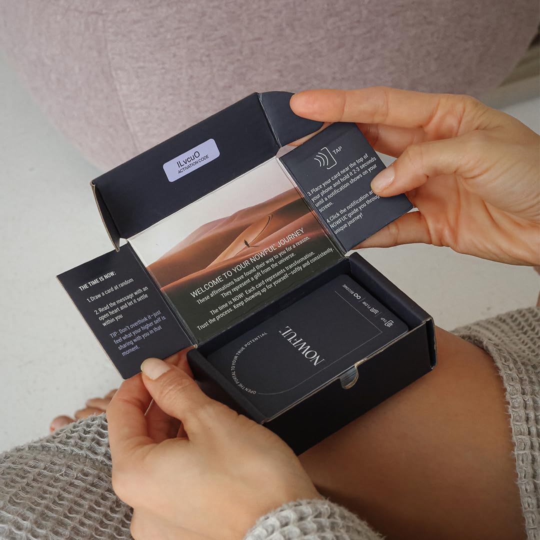 Smart Affirmation Cards – Daily Mindfulness, Motivation & Self Care Deck with Phone Tap App for Personalized Guidance, Emotional Clarity & Positive Rituals - Image 8