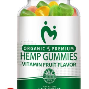Hemp Gummies Extra Strength for Pain, Sleep, Anxiety, Peace & Relaxation - High Potency Pure Organic Hеmp Oil Extract - 100% Natural Hemp Gummy - Vegan Non-GMO