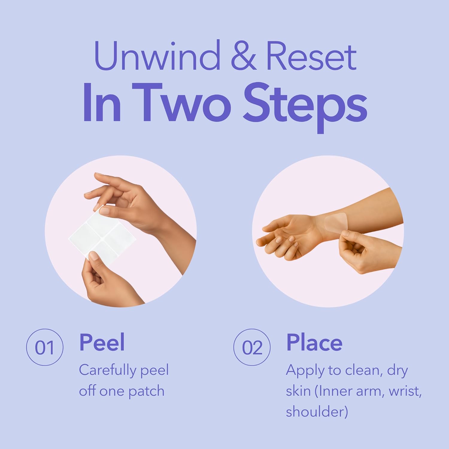 Laki Naturals Relax Patch (Pack of 8) | Natural Plant-Based Ingredients for Stress and Worry | Calming Formula for Better Sleep - Image 5