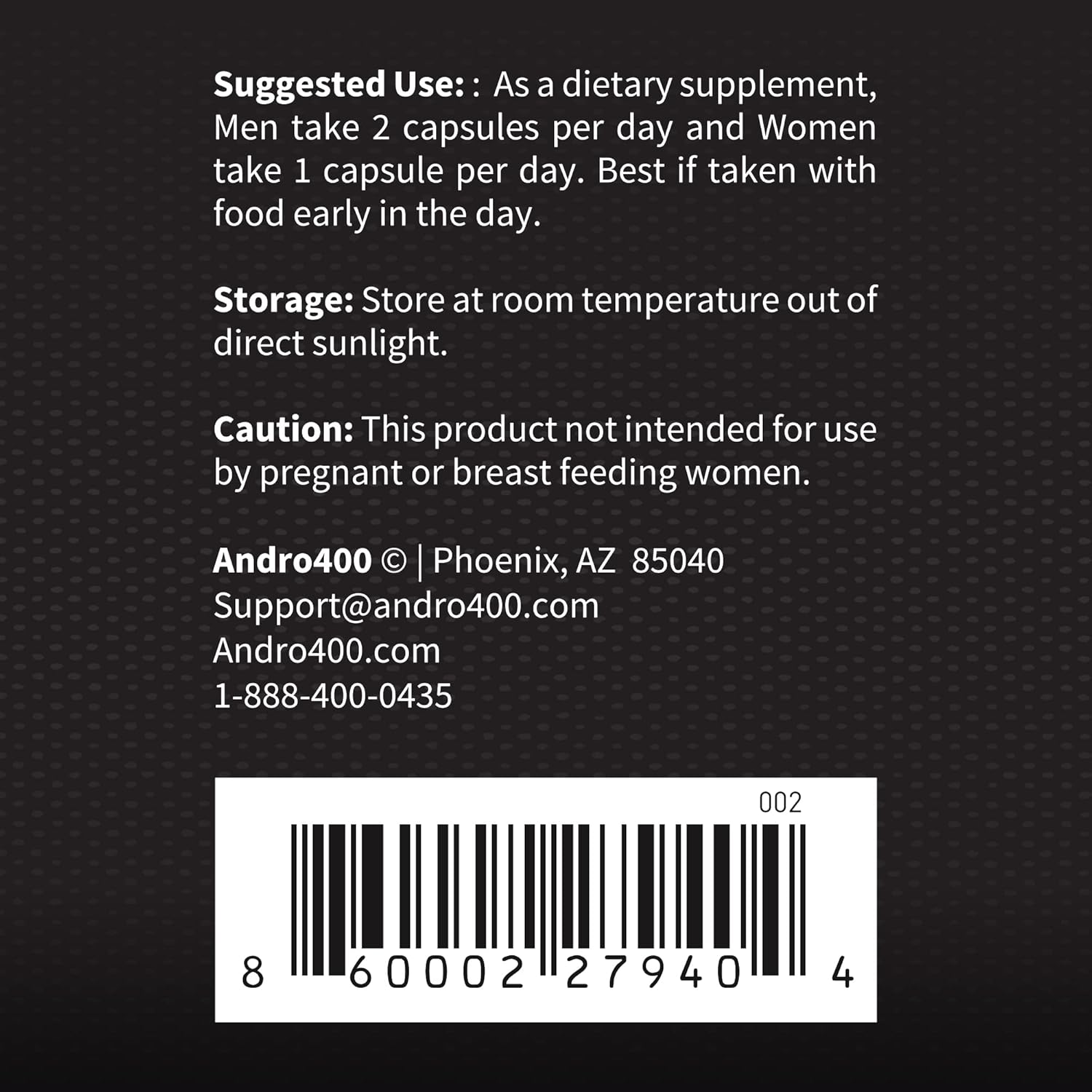 Andro400 Ultra Max T Maximum Strength T-Support Complex – 200:1 Tongkat Ali, ForsLean, & D-Aspartic Acid – Premium Formula for Lean Muscle & Metabolism – 1 Pack, 60 Capsules - Image 6