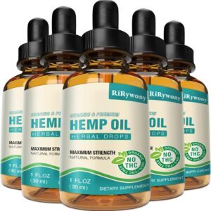 5 Pack Organic Oil Drops for aldult Natural Nutritional Supplement Omega 3 6 9