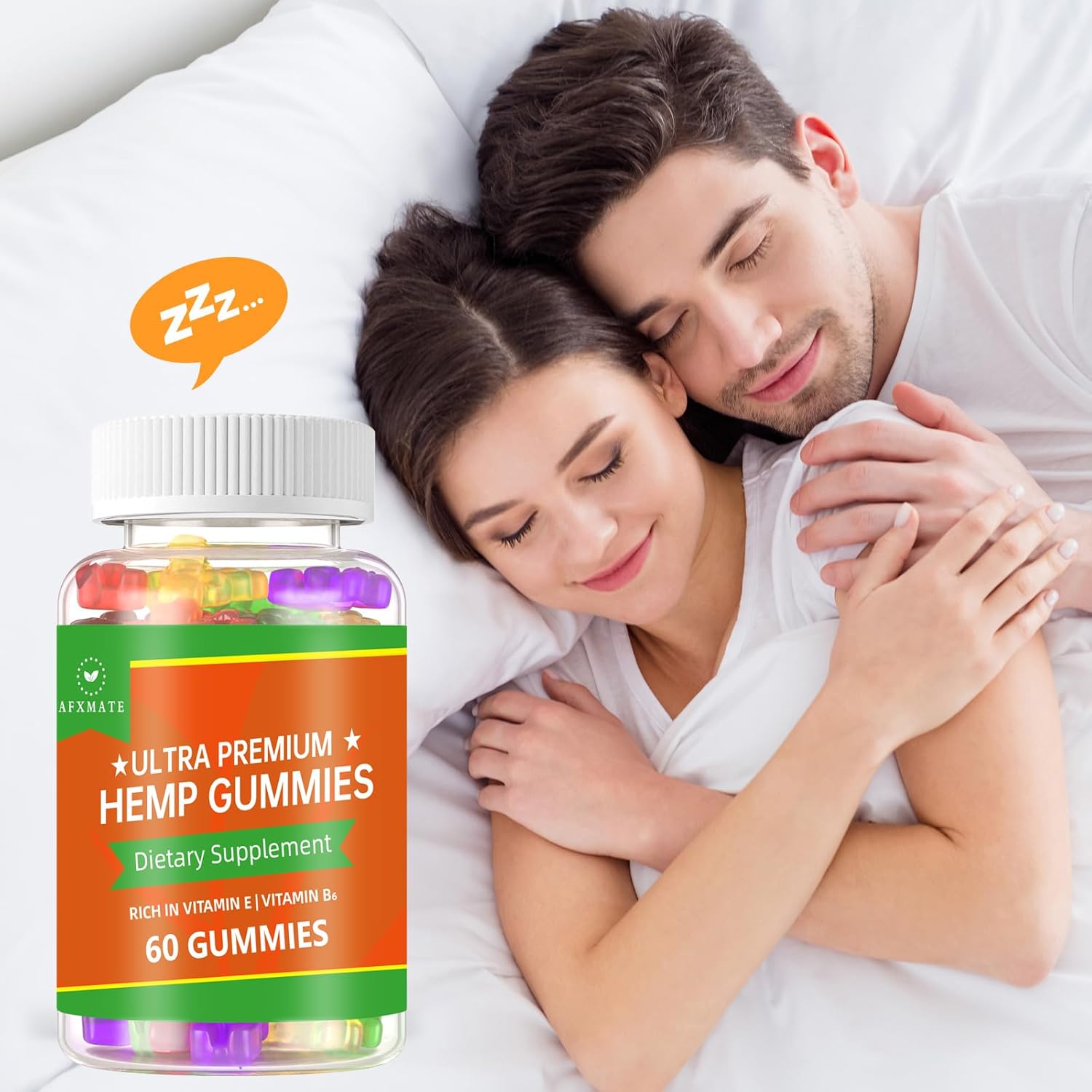 (2 Pack) Hemp Gummies, Fruity Edibles Gummy Advanced 100% Natural High Potency Hemp Seed Extract Gummies - 120 Gummies - Image 5