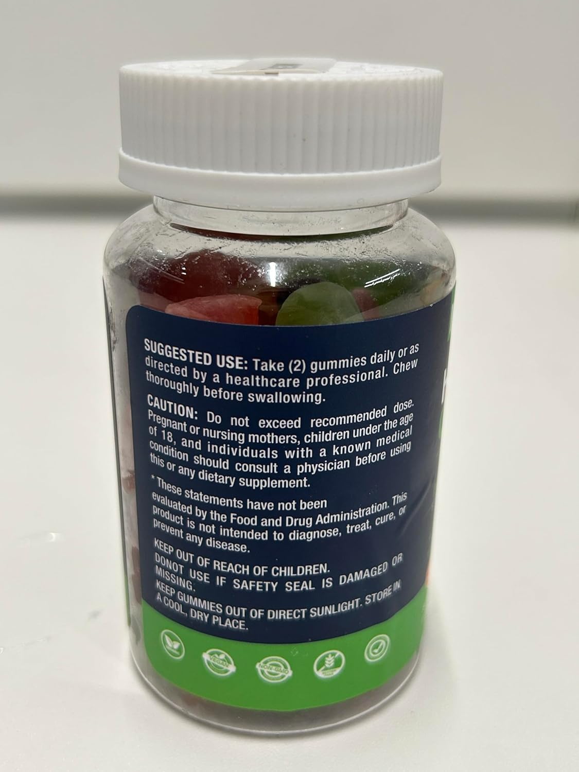 Hemp Gummies for Sleep, Pain,Anxiety Organic High Potency Extra Strength Hemp Oil Extract Edible Gummy Supplement for Adult Gummy 2 Packs - Image 2
