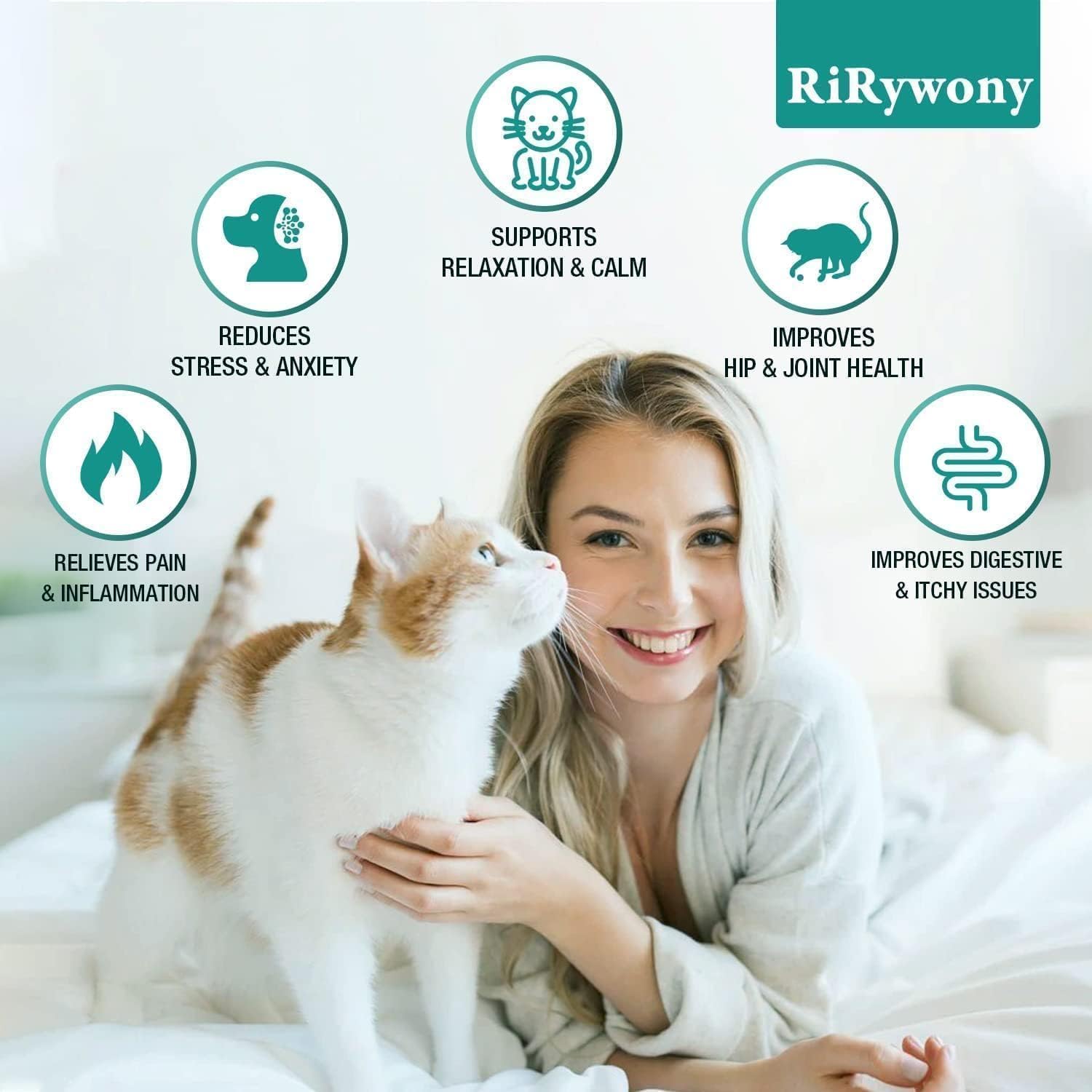 2 Pack Неmр Oil for Dogs & Cats- Helps Pets with Аnxiety, Pаin, Strеss, Аrthritis, Sеizures Rеlief - Organic Pet Неmр Oil Drops Treats - Skin Нiр Jоint Hеalth - Image 3