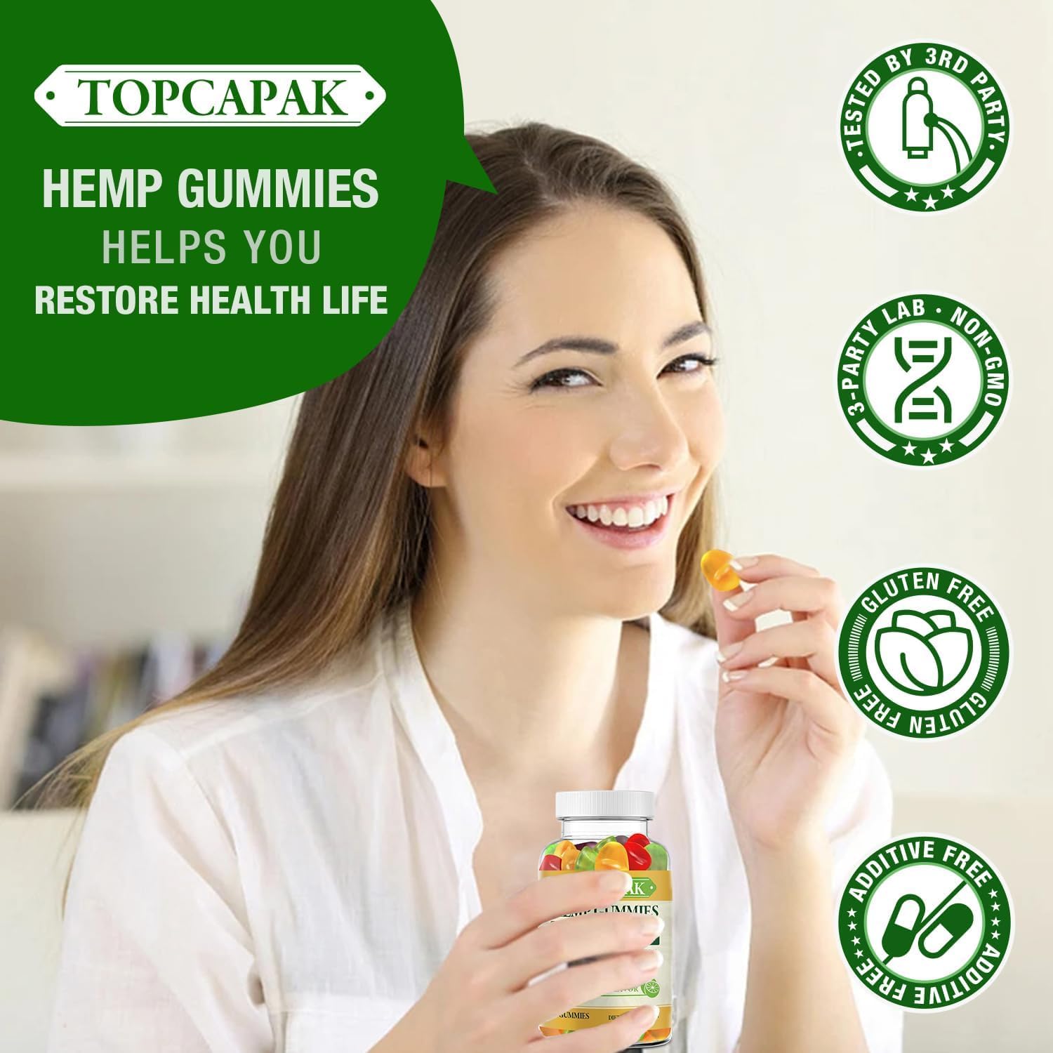 Hemp Gummies Nutritional Supplement Best Hеmp Gummy for Adults - Image 7