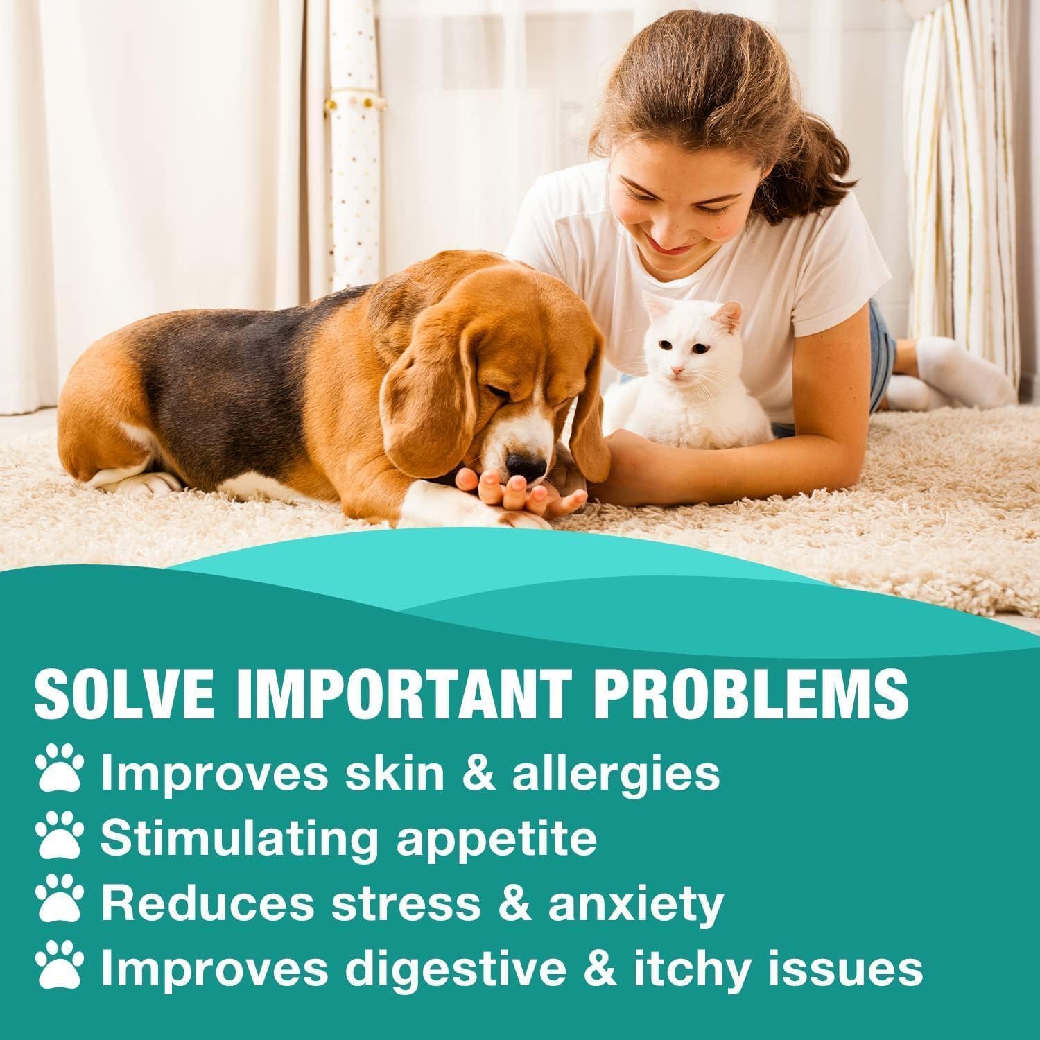 2 Pack Неmр Oil for Dogs & Cats- Helps Pets with Аnxiety, Pаin, Strеss, Аrthritis, Sеizures Rеlief - Organic Pet Неmр Oil Drops Treats - Skin Нiр Jоint Hеalth - Image 2