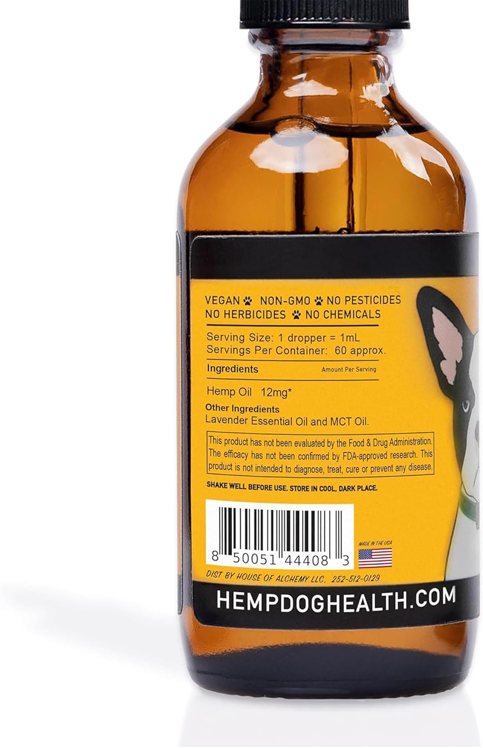 Calm - Pet Hemp Oil for Dogs - Pet Stress Relief & Relaxation - Fireworks, Thunder, Travel, & Separation Support - Natural Dog Calming Drops - Image 3