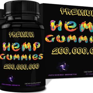 Potent Hemp Gummies | 60 Count | Pure Clean Colorado Hemp | Calm Gummies for Worriedness & Sleep
